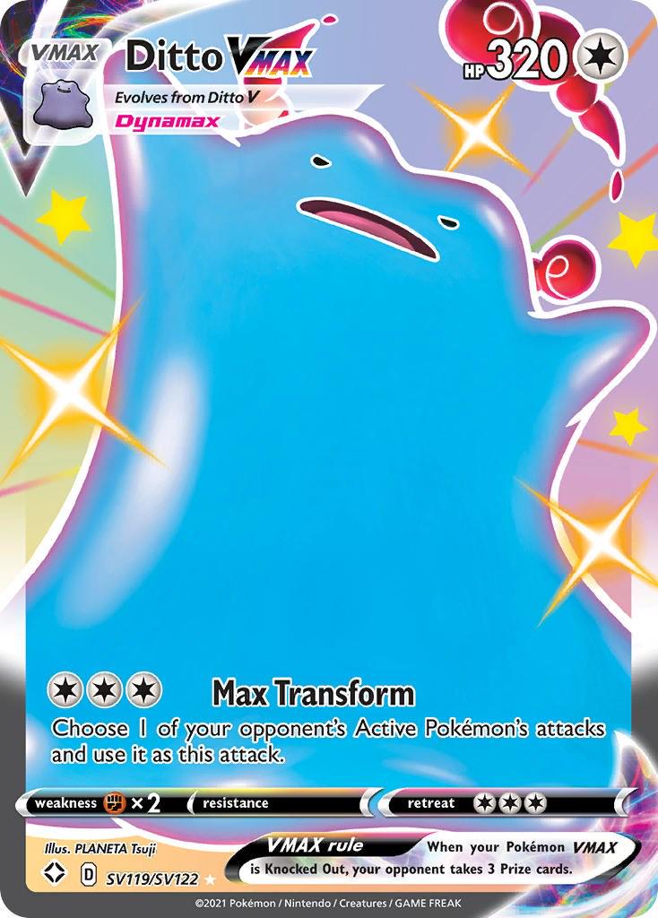 Shining Fates Ditto VMAX Pokémon card